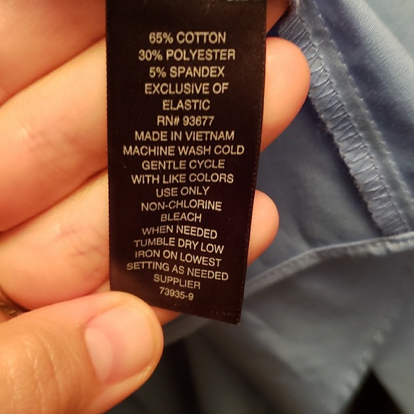 WORTHINGTON WOMEN’S SWISS BLUE BLOUSE - Picture 6 of 6